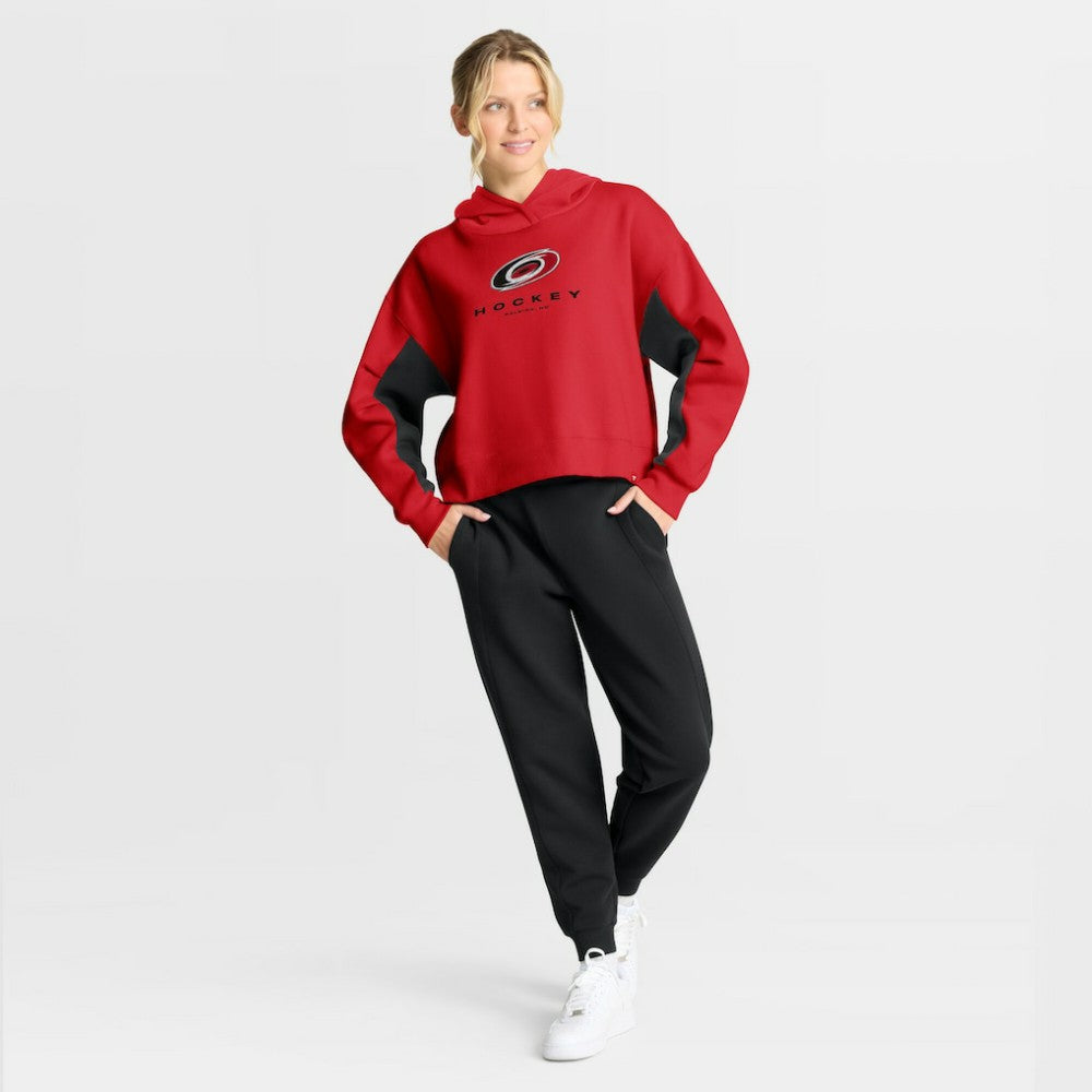 Carolina Hurricanes - Fanatics Women's Back Check Boxy Hoodie Red