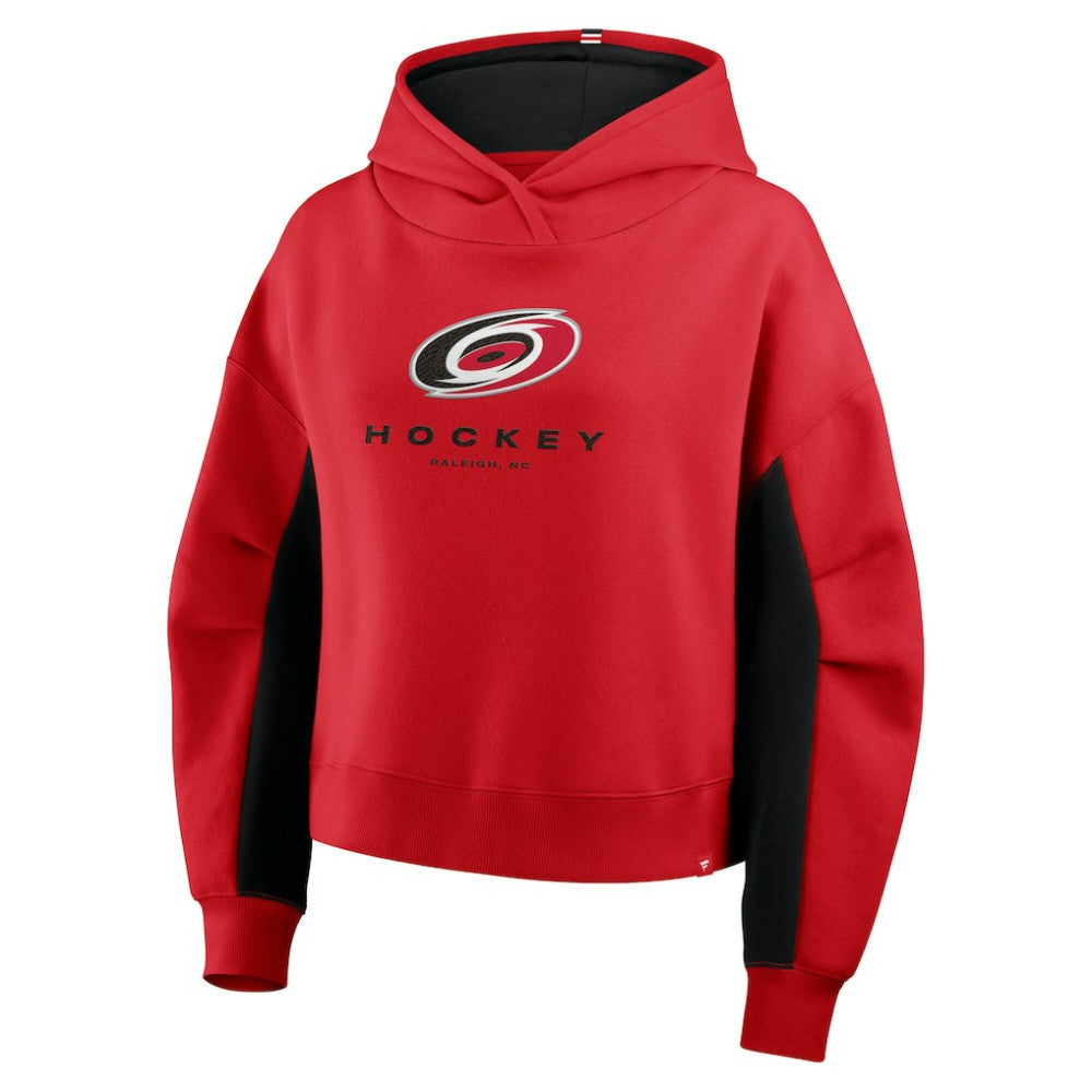 Carolina Hurricanes - Fanatics Women's Back Check Boxy Hoodie Red