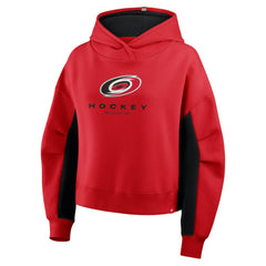 Carolina Hurricanes - Fanatics Women's Back Check Boxy Hoodie Red