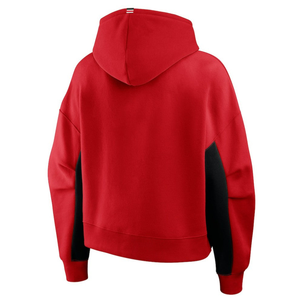 Carolina Hurricanes - Fanatics Women's Back Check Boxy Hoodie Red