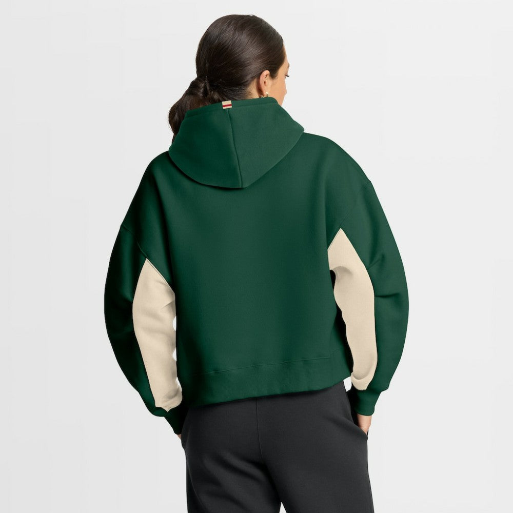 Minnesota Wild - Fanatics Women's Back Check Boxy Hoodie Green