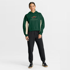 Minnesota Wild - Fanatics Women's Back Check Boxy Hoodie Green