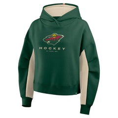 Minnesota Wild - Fanatics Women's Back Check Boxy Hoodie Green