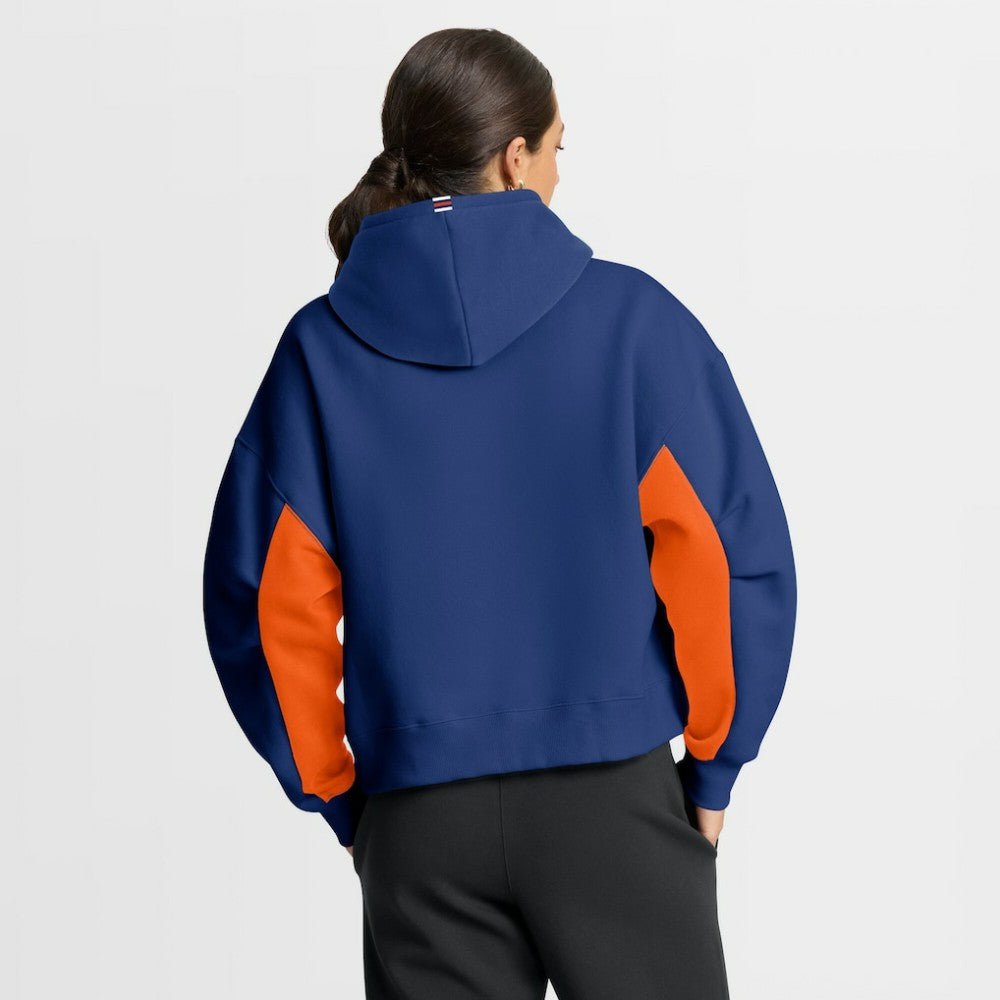 Edmonton Oilers - Fanatics Women's Back Check Boxy Hoodie Royal