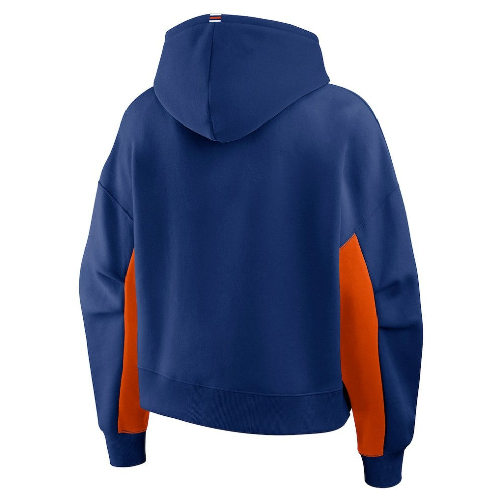 Edmonton Oilers - Fanatics Women's Back Check Boxy Hoodie Royal