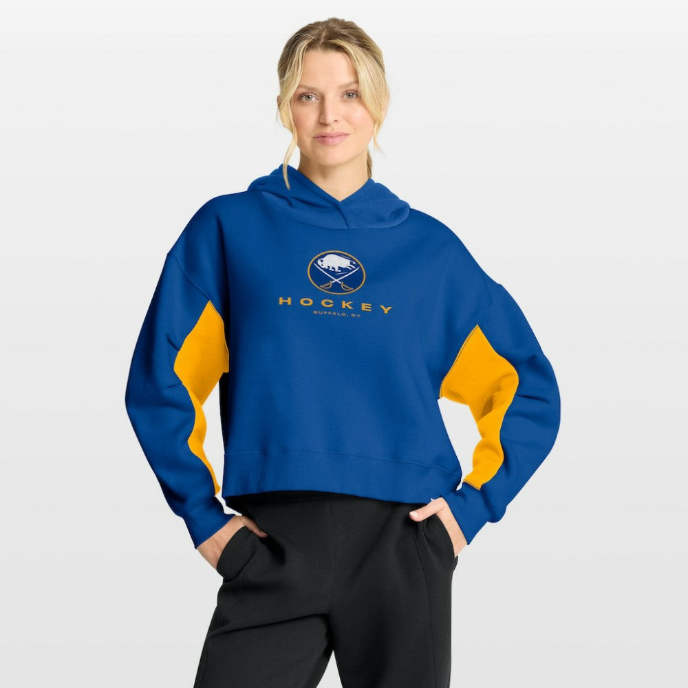 Buffalo Sabres - Fanatics Women's Back Check Boxy Hoodie Royal