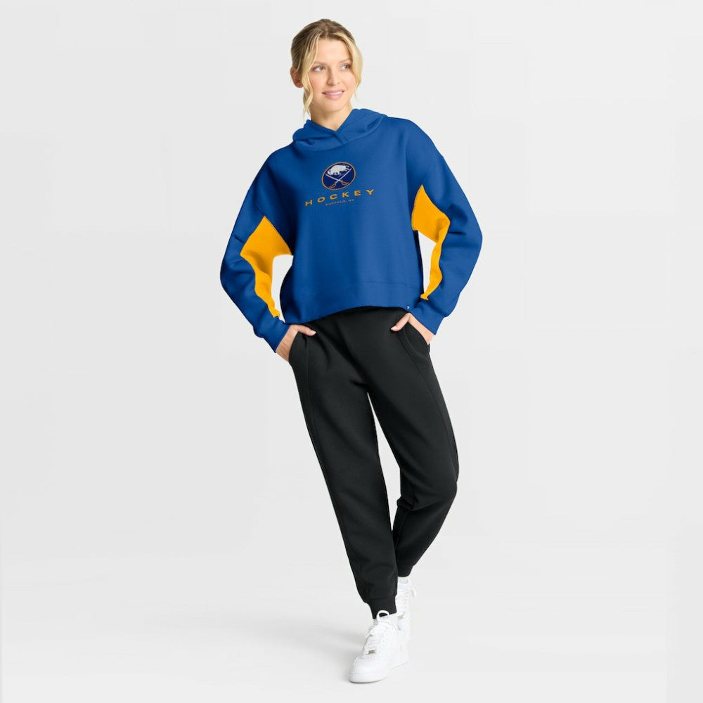 Buffalo Sabres - Fanatics Women's Back Check Boxy Hoodie Royal