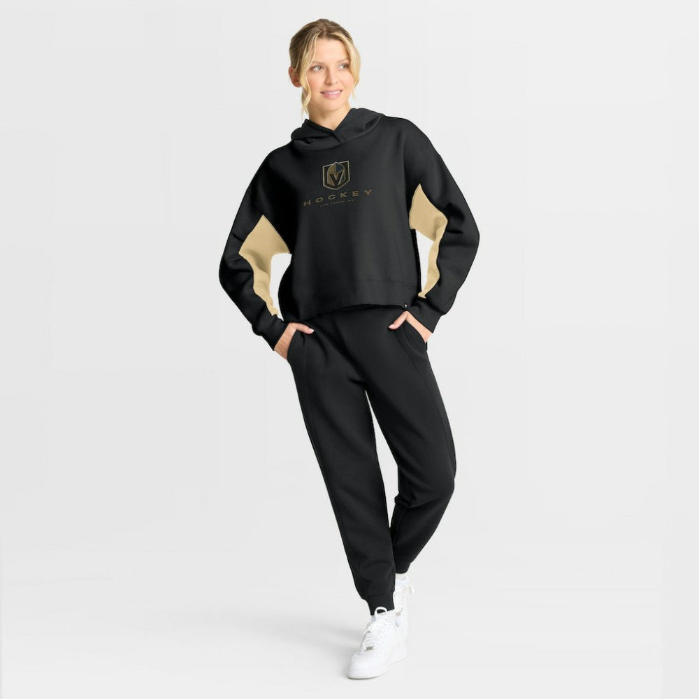 Vegas Golden Knights Fanatics Women's Back Check Boxy Hoodie Black