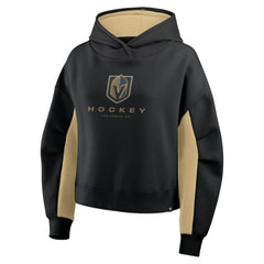 Vegas Golden Knights Fanatics Women's Back Check Boxy Hoodie Black