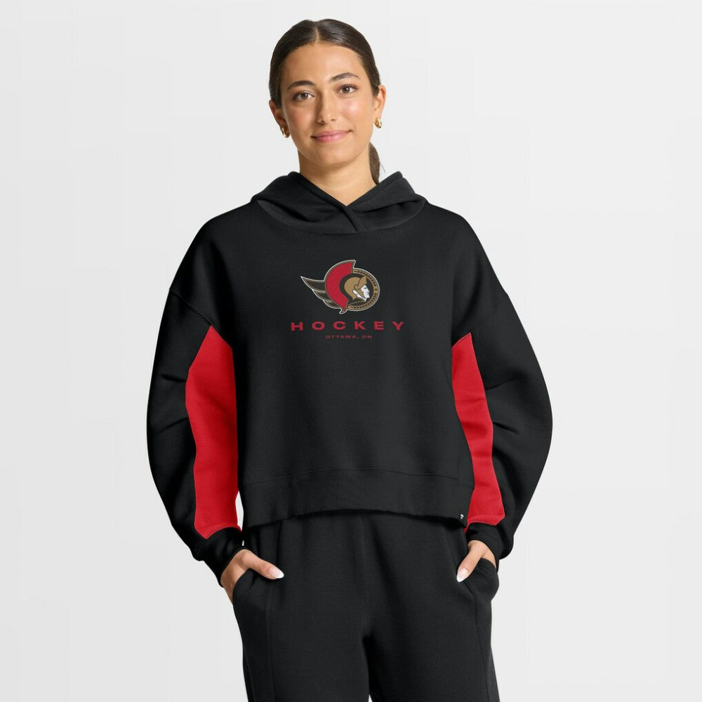Ottawa Senators - Fanatics Women's Back Check Boxy Hoodie Black