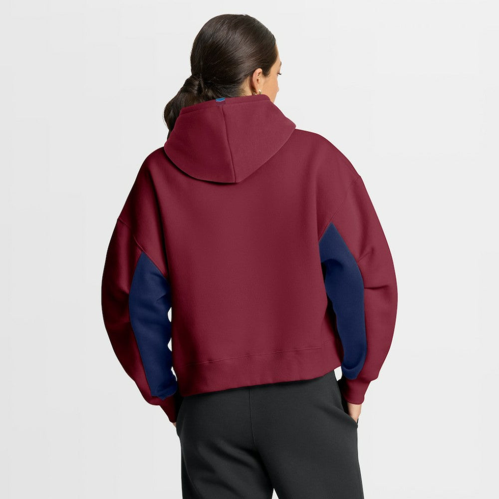 Colorado Avalanche - Fanatics Women's Back Check Boxy Hoodie Burgundy