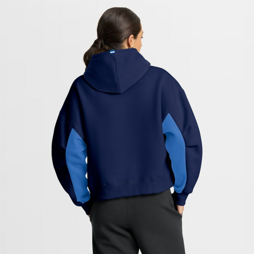 Winnipeg Jets - Fanatics Women's Back Check Boxy Hoodie Navy