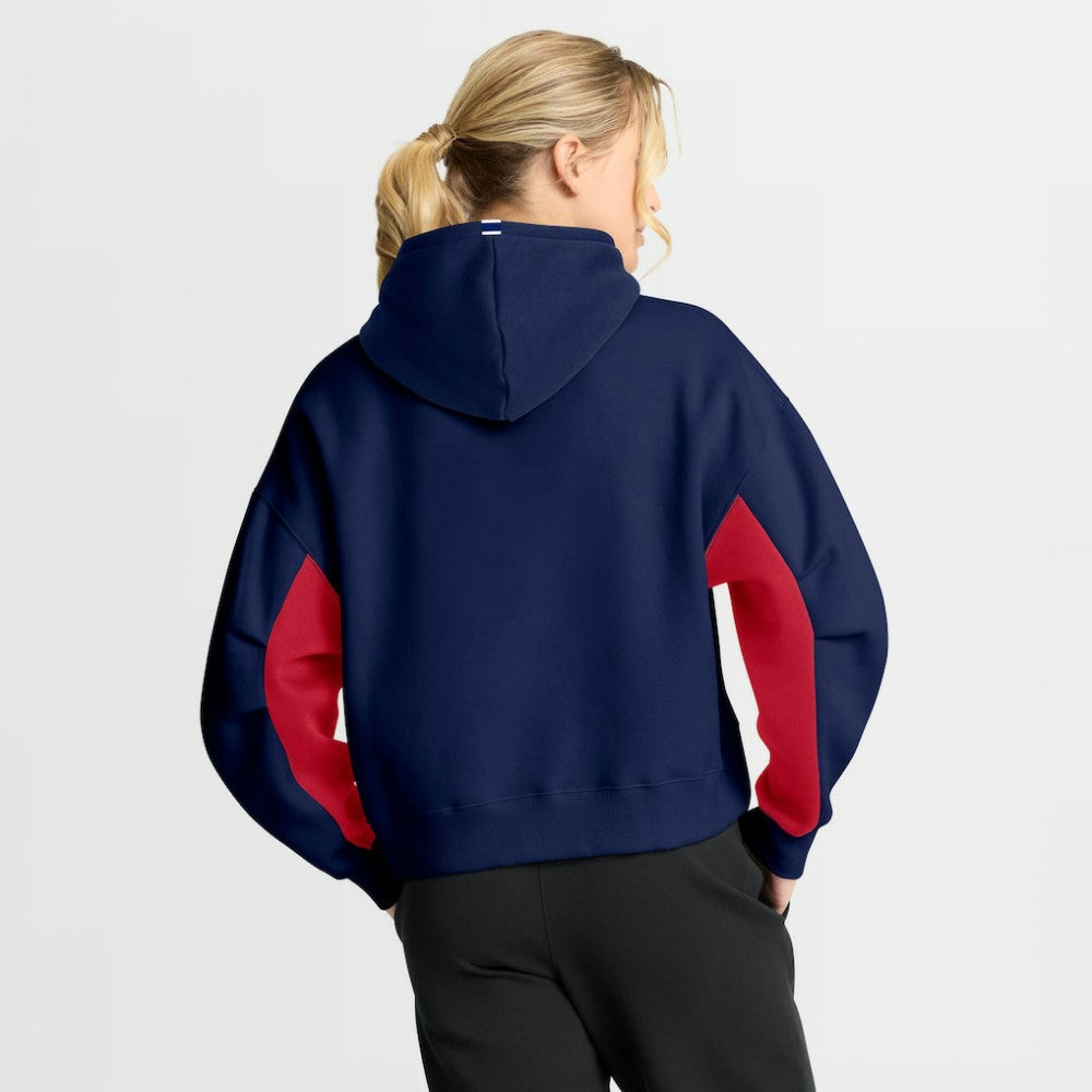 Montreal Canadiens - Fanatics Women's Back Check Boxy Hoodie Navy