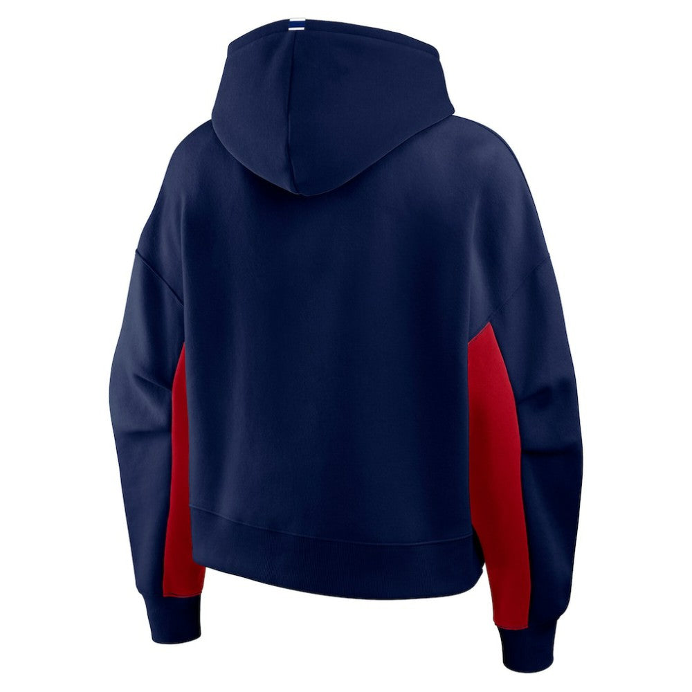 Montreal Canadiens - Fanatics Women's Back Check Boxy Hoodie Navy