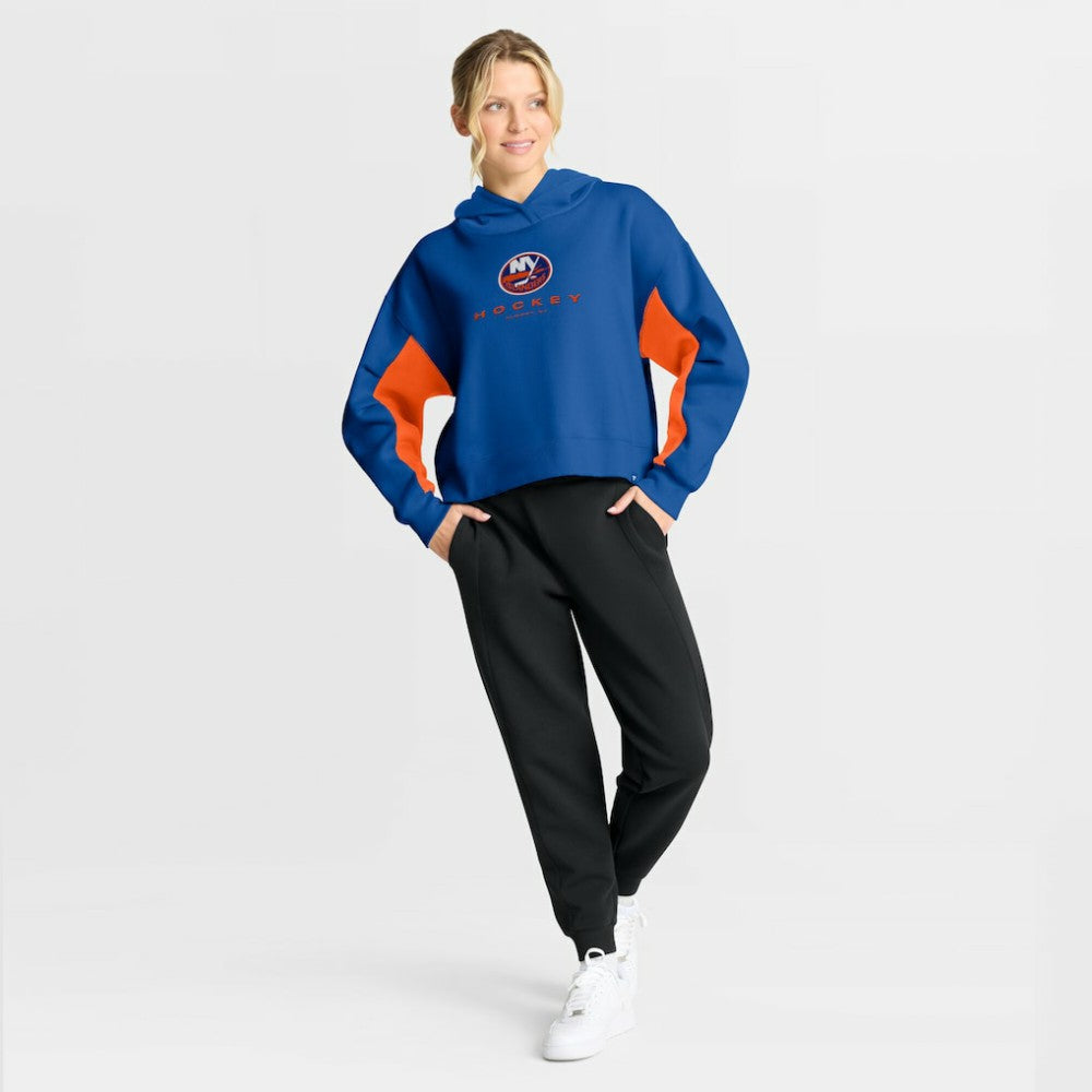 New York Islanders - Fanatics Women's Back Check Boxy Hoodie Royal