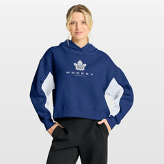 Toronto Maple Leafs - Fanatics Women's Back Check Boxy Hoodie Blue