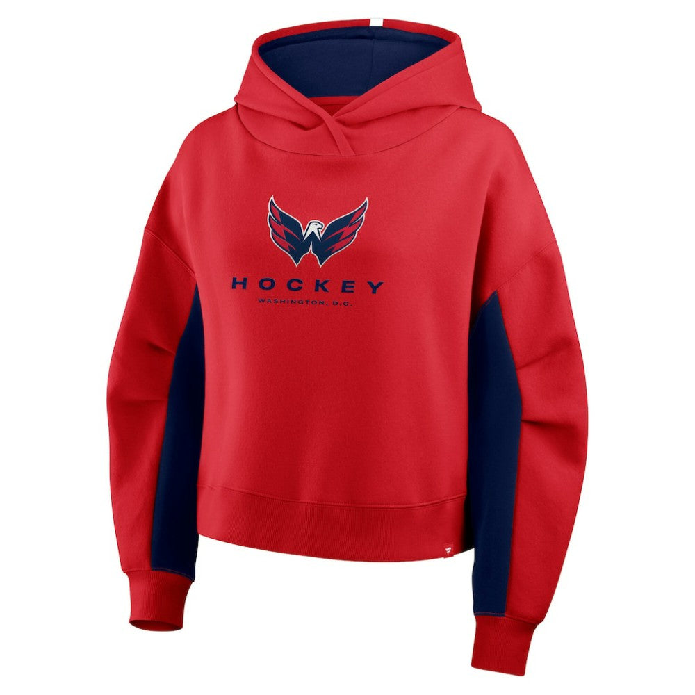 Washington Capitals Fanatics Women's Back Check Boxy Hoodie Red