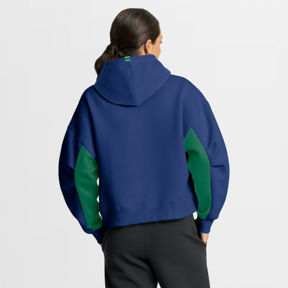 Vancouver Canucks - Fanatics Women's Back Check Boxy Hoodie Blue
