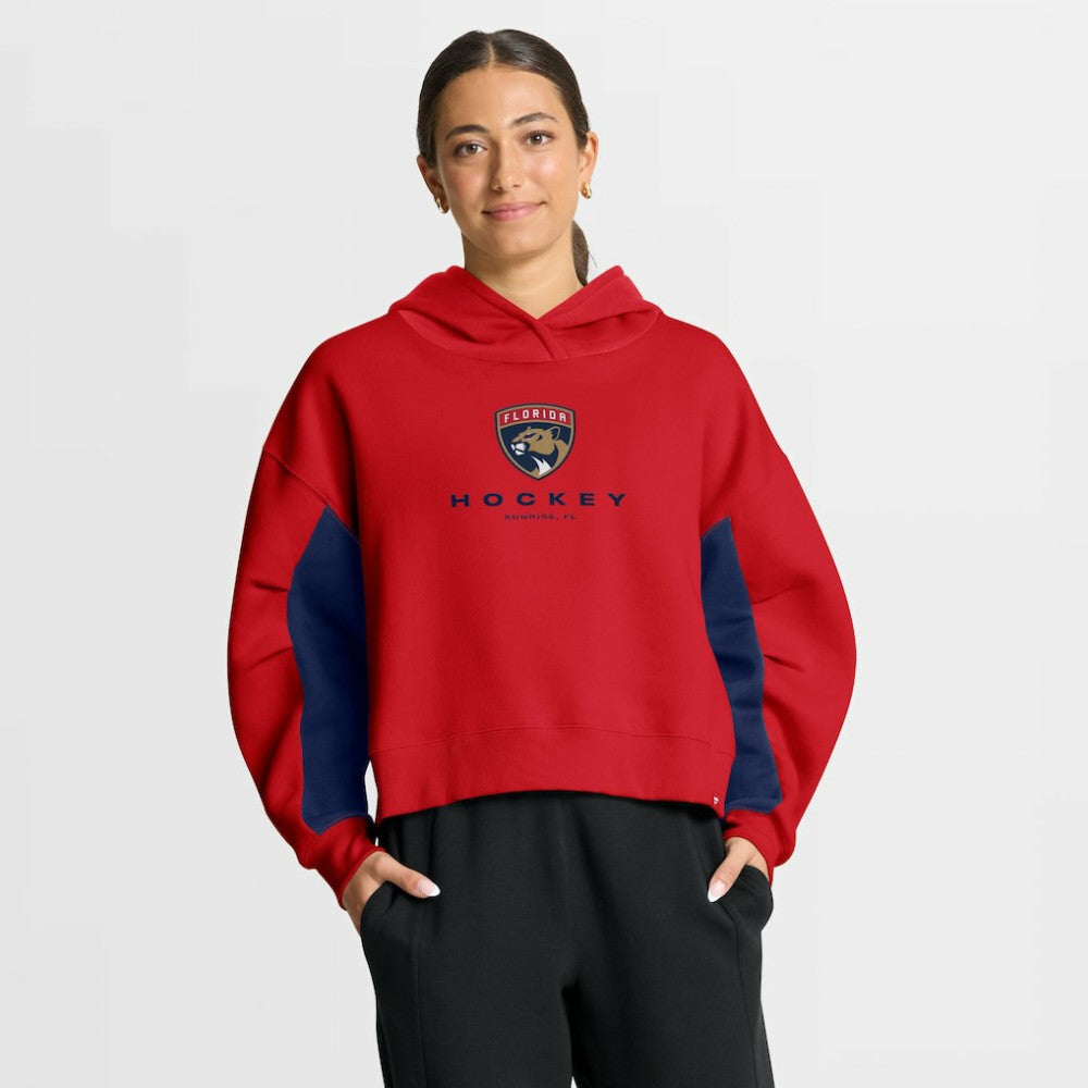Florida Panthers - Fanatics Women's Back Check Boxy Hoodie Red