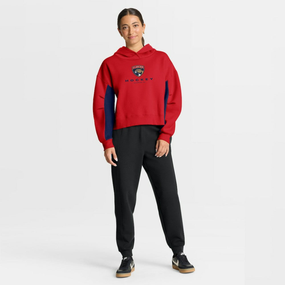 Florida Panthers - Fanatics Women's Back Check Boxy Hoodie Red