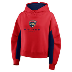 Florida Panthers - Fanatics Women's Back Check Boxy Hoodie Red