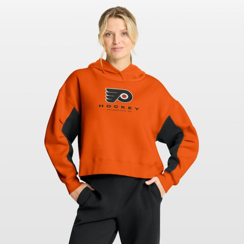 Philadelphia Flyers - Fanatics Women's Back Check Boxy Hoodie Orange