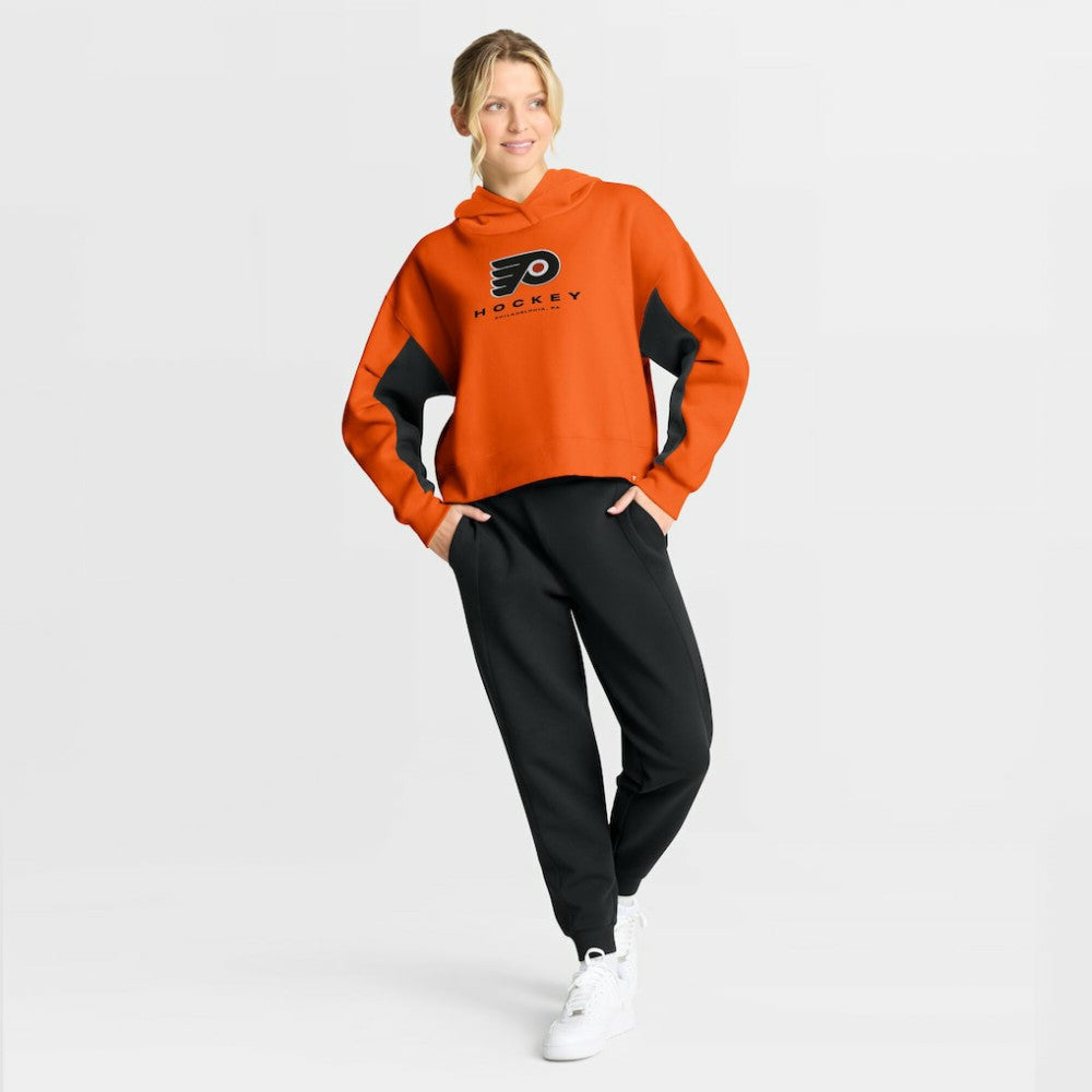 Philadelphia Flyers - Fanatics Women's Back Check Boxy Hoodie Orange