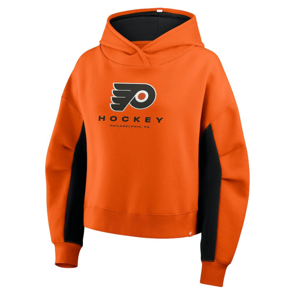 Philadelphia Flyers - Fanatics Women's Back Check Boxy Hoodie Orange