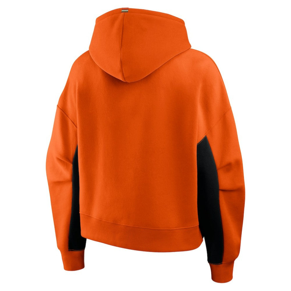 Anaheim Ducks - Fanatics Women's Back Check Boxy Hoodie Orange
