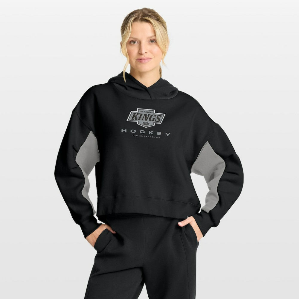 Los Angeles Kings - Fanatics Women's Back Check Boxy Hoodie Black