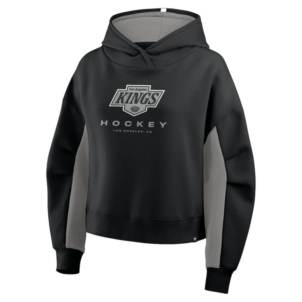 Los Angeles Kings - Fanatics Women's Back Check Boxy Hoodie Black