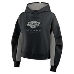 Los Angeles Kings - Fanatics Women's Back Check Boxy Hoodie Black