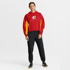 Calgary Flames - Fanatics Women's Back Check Boxy Hoodie Red