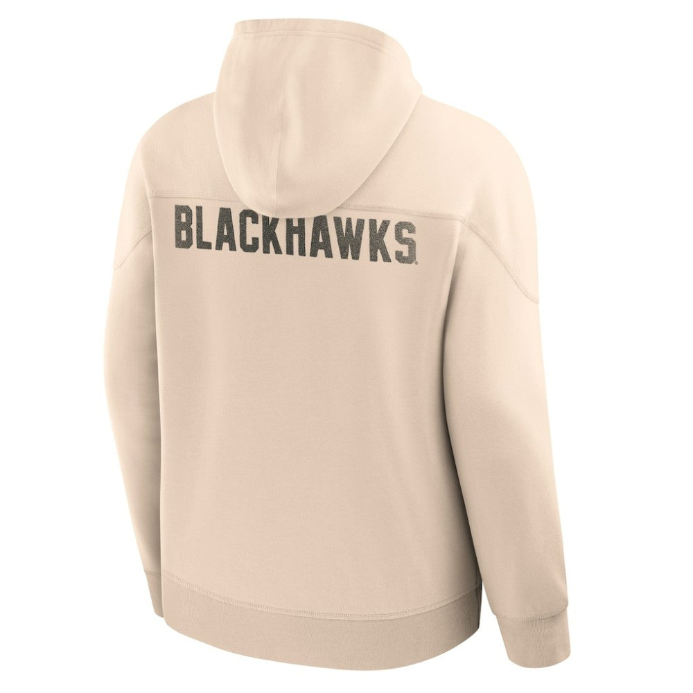 Chicago Blackhawks Fanatics Vintage Hoodie Cream