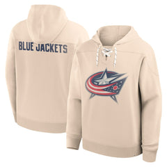 Columbus Blue Jackets - Fanatics Vintage Hoodie Cream