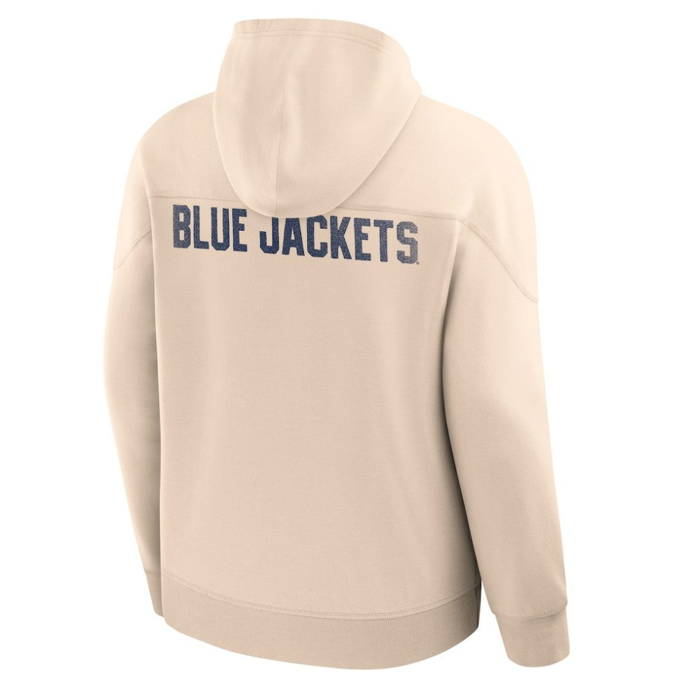 Columbus Blue Jackets - Fanatics Vintage Hoodie Cream