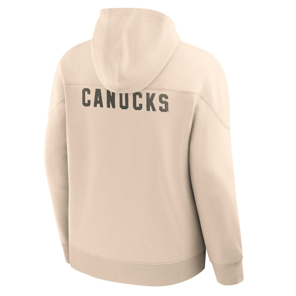 Vancouver Canucks - Fanatics Vintage Hoodie Cream