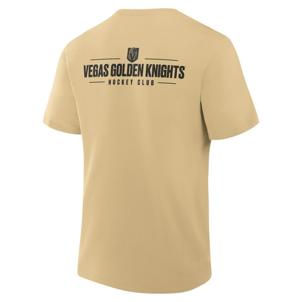 Vegas Golden Knights Fanatics Crash The Net Legacy T-Shirt Gold