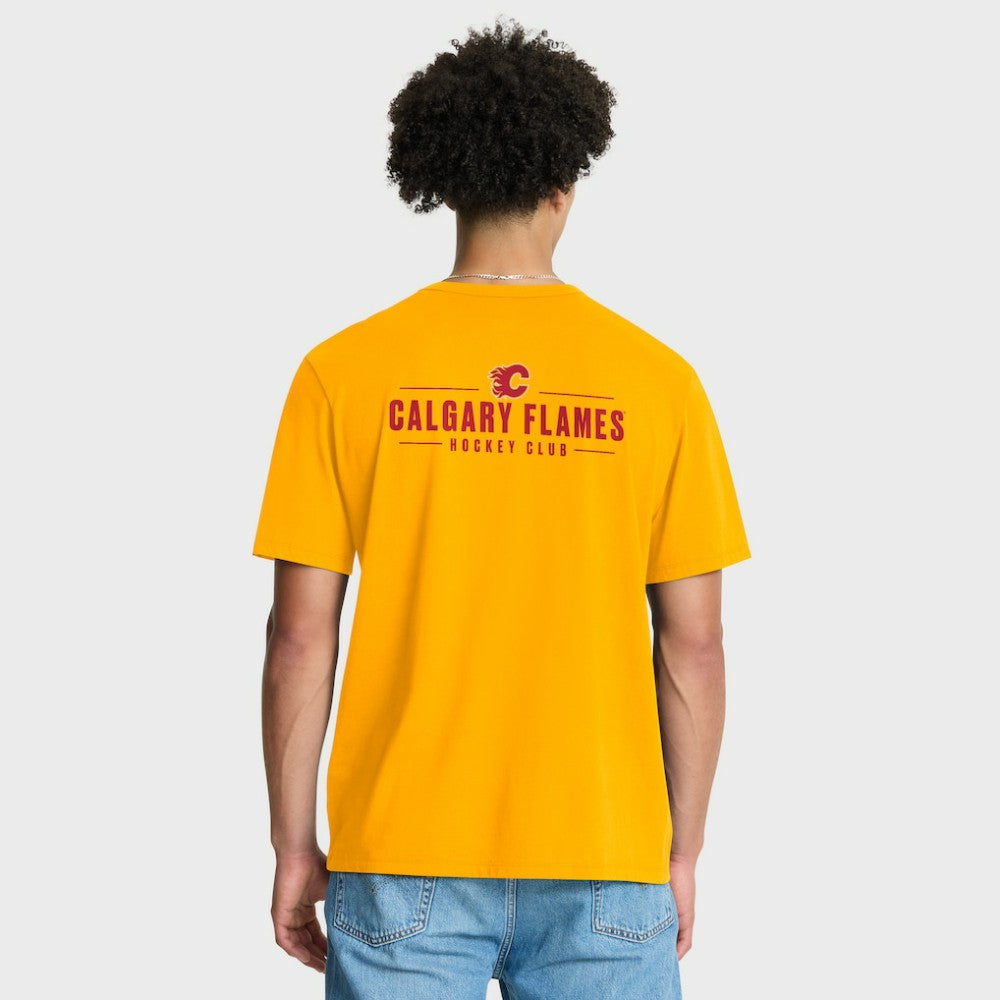 Calgary Flames - Fanatics Crash The Net Legacy T-Shirt Gold