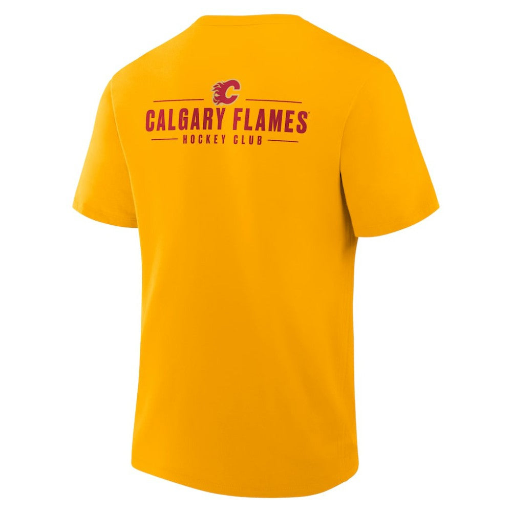 Calgary Flames - Fanatics Crash The Net Legacy T-Shirt Gold