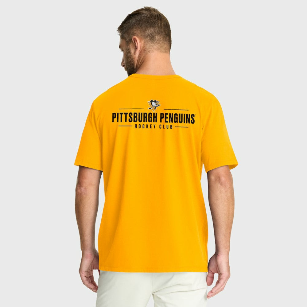 Pittsburgh Penguins Fanatics Crash The Net Legacy T-Shirt Gold