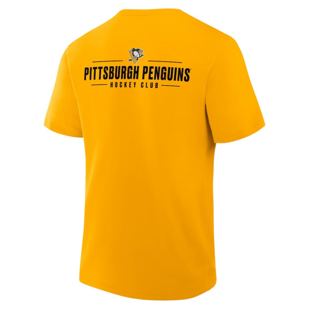 Pittsburgh Penguins Fanatics Crash The Net Legacy T-Shirt Gold