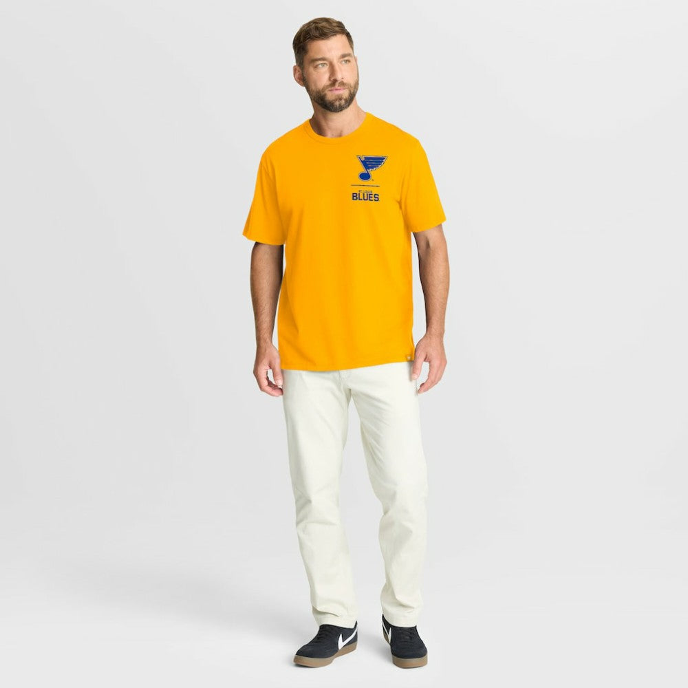 St. Louis Blues - Fanatics Crash The Net Legacy T-Shirt Gold