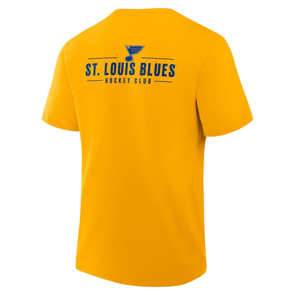 St. Louis Blues - Fanatics Crash The Net Legacy T-Shirt Gold