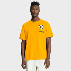 Boston Bruins Fanatics Crash The Net Legacy T-Shirt Gold