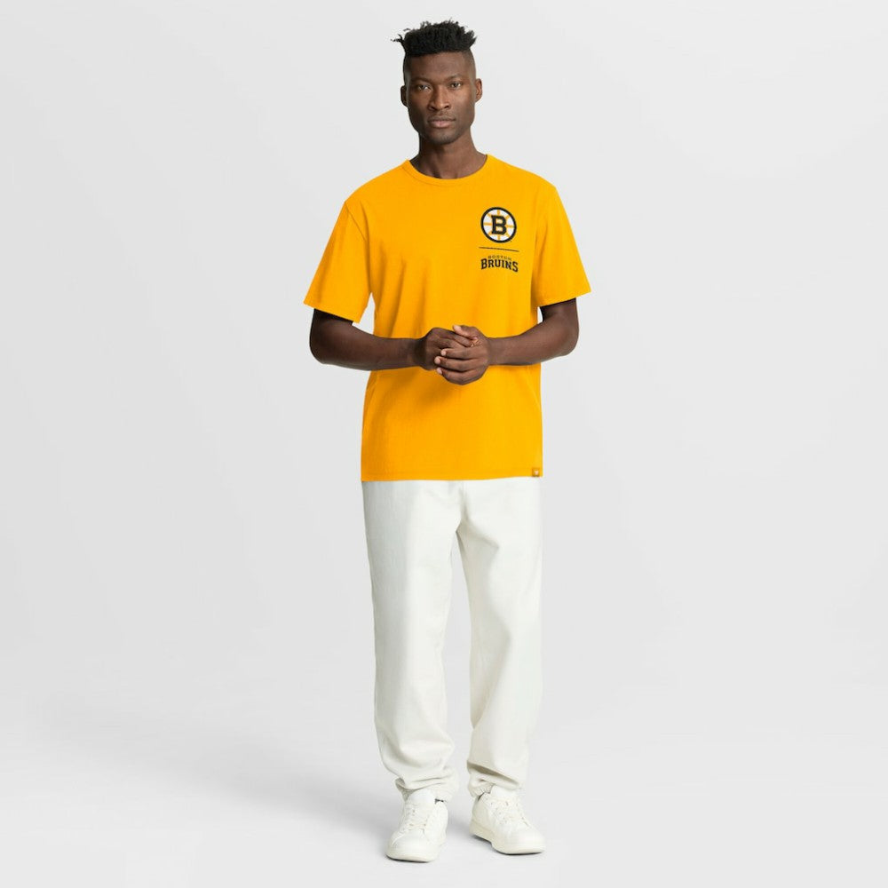 Boston Bruins Fanatics Crash The Net Legacy T-Shirt Gold