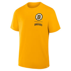 Boston Bruins Fanatics Crash The Net Legacy T-Shirt Gold
