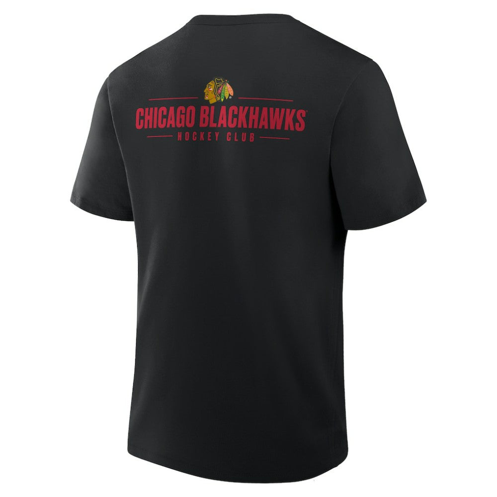 Chicago Blackhawks Fanatics Crash The Net Legacy T-Shirt Black