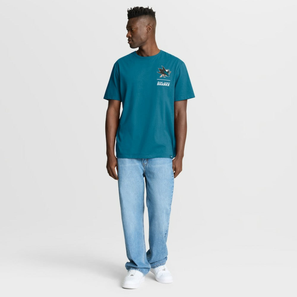 San Jose Sharks - Fanatics Crash The Net Legacy T-Shirt Teal