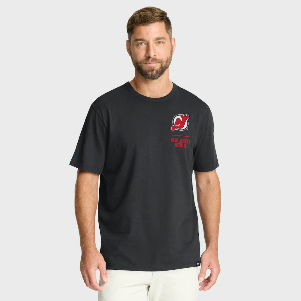 New Jersey Devils - Fanatics Crash The Net Legacy T-Shirt Black